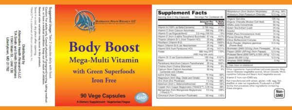 Body Boost®Vitamin w/Green Superfoods - Image 2