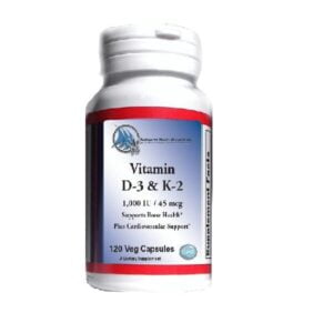 Vitamin D-3 & K-2 (60-120 day supply)